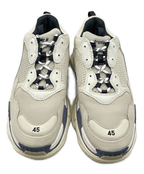BALENCIAGA（バレンシアガ）BALENCIAGA (バレンシアガ) Triple S  ライトグレー サイズ:12の古着・服飾アイテム