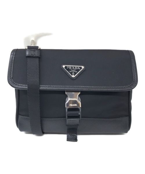 PRADA（プラダ）PRADA (プラダ) ミニショルダーバッグ ブラック サイズ:-の古着・服飾アイテム