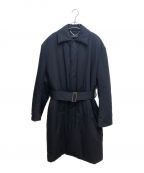 BALENCIAGAバレンシアガ）の古着「ロングダウンコート」｜ネイビー