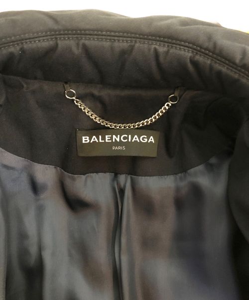 BALENCIAGA（バレンシアガ）BALENCIAGA (バレンシアガ) ロングダウンコート ネイビー サイズ:44の古着・服飾アイテム