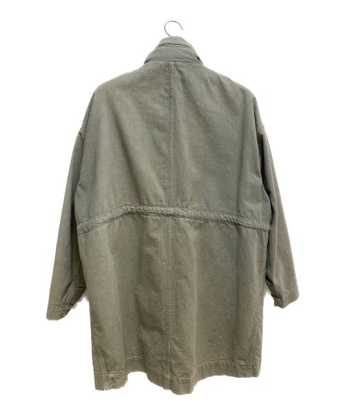 LOEWE（ロエベ）LOEWE (ロエベ) ×Paula’s Ibiza(パウラズイビザ) ミリタリージャケット グリーン サイズ:44の古着・服飾アイテム