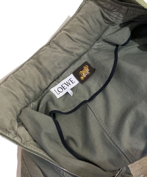 LOEWE（ロエベ）LOEWE (ロエベ) ×Paula’s Ibiza(パウラズイビザ) ミリタリージャケット グリーン サイズ:44の古着・服飾アイテム
