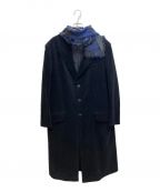 Yohji Yamamoto pour hommeヨウジヤマモト プールオム）の古着「22AW ストールドッキングコーデュロイコート」｜ブラック