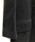 中古・古着 Yohji Yamamoto pour homme (ヨウジヤマモト プールオム) 22AW ストールドッキングコーデュロイコート ブラック サイズ:3：84800円