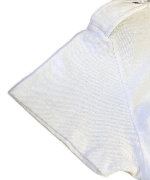 MONCLER（モンクレール）MONCLER (モンクレール) ポロシャツ ホワイト サイズ:Mの古着・服飾アイテム