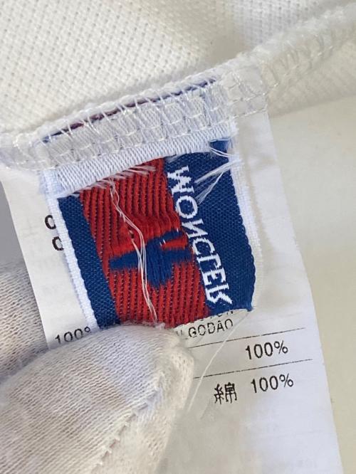 MONCLER（モンクレール）MONCLER (モンクレール) ポロシャツ ホワイト サイズ:Mの古着・服飾アイテム