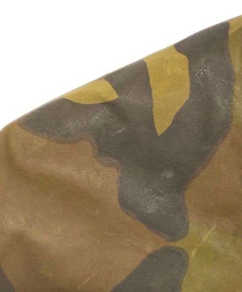 CHROME HEARTS（クロムハーツ）CHROME HEARTS (クロムハーツ) バッククロスレザージャケット オリーブ サイズ:Mの古着・服飾アイテム