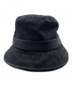 GUCCIグッチ）の古着「GGバケットハット」｜ブラック