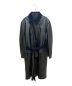 Yohji Yamamoto pour homme（ヨウジヤマモト プールオム）の古着「レザートレンチコート」｜ブラック