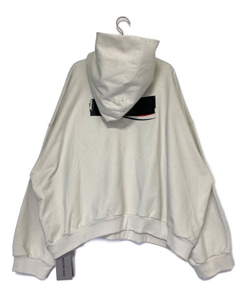 BALENCIAGA（バレンシアガ）BALENCIAGA (バレンシアガ) Large Fit Hoodie グレー サイズ:Lの古着・服飾アイテム
