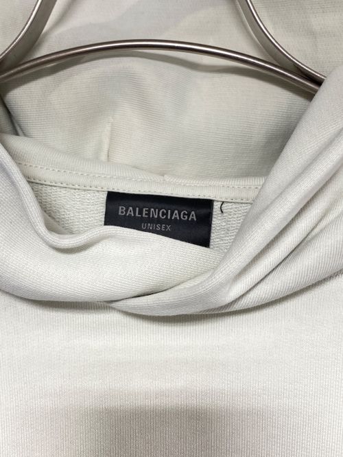 BALENCIAGA（バレンシアガ）BALENCIAGA (バレンシアガ) Large Fit Hoodie グレー サイズ:Lの古着・服飾アイテム