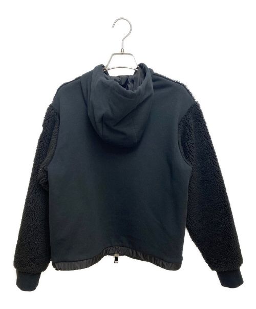 MONCLER（モンクレール）MONCLER (モンクレール) ジップアップボアパーカー ブラック サイズ:XSの古着・服飾アイテム