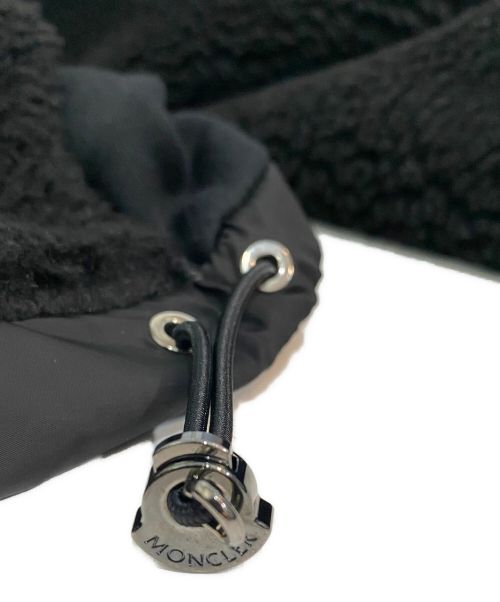 MONCLER（モンクレール）MONCLER (モンクレール) ジップアップボアパーカー ブラック サイズ:XSの古着・服飾アイテム