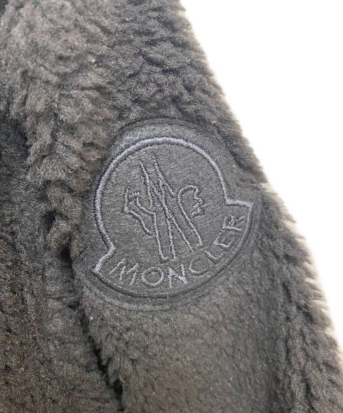 MONCLER（モンクレール）MONCLER (モンクレール) ジップアップボアパーカー ブラック サイズ:XSの古着・服飾アイテム