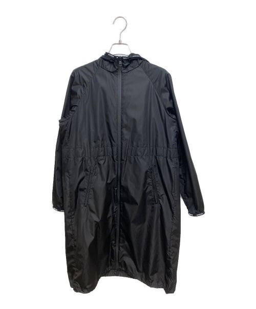 MONCLER（モンクレール）MONCLER (モンクレール) ナイロンジップアップコート ブラックの古着・服飾アイテム