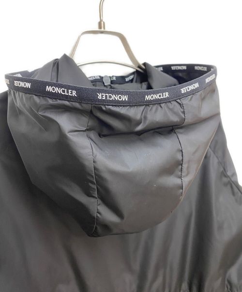 MONCLER（モンクレール）MONCLER (モンクレール) ナイロンジップアップコート ブラックの古着・服飾アイテム
