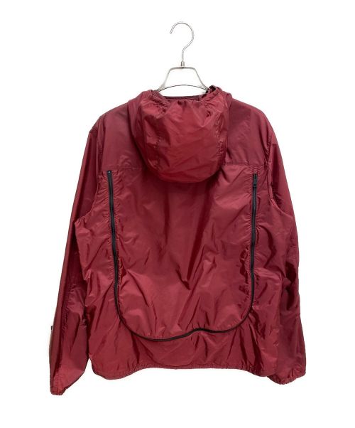 PRADA（プラダ）PRADA (プラダ) ジップアップナイロンジャケット ボルドー サイズ:48の古着・服飾アイテム