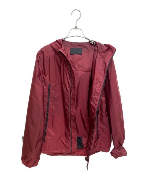 PRADA（プラダ）PRADA (プラダ) ジップアップナイロンジャケット ボルドー サイズ:48の古着・服飾アイテム
