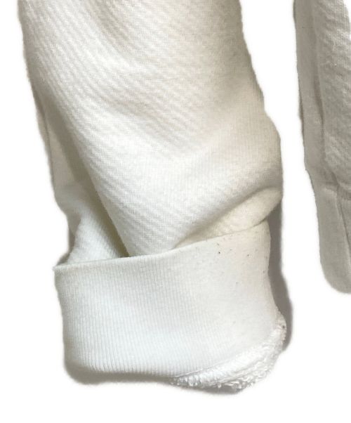 Maison Margiela（メゾンマルジェラ）Maison Margiela (メゾンマルジェラ) ステッチロゴスウェット アイボリー サイズ:44の古着・服飾アイテム