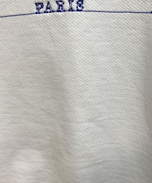 Maison Margiela（メゾンマルジェラ）Maison Margiela (メゾンマルジェラ) ステッチロゴスウェット アイボリー サイズ:44の古着・服飾アイテム