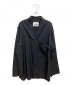 JIL SANDERジルサンダー）の古着「20SS KIMONO COLLARジャケット」｜ブラック
