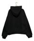 BALENCIAGA (バレンシアガ) Drop Shoulder Cotton Hoodie ブラック サイズ:L：74800円