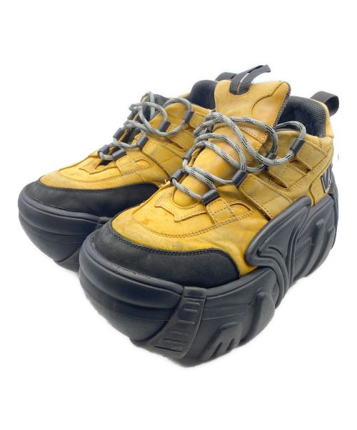 VETEMENTS（ヴェトモン）VETEMENTS (ヴェトモン) SWEAR (スウェア) Nubuck Platform Sneakers ブラウン サイズ:25.8cm (US 8.5)の古着・服飾アイテム