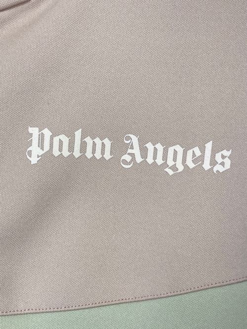 Palm Angels（パーム エンジェルス）Palm Angels (パーム エンジェルス) TWO TONE HOODY TRACK JACKET ベージュ サイズ:XLの古着・服飾アイテム
