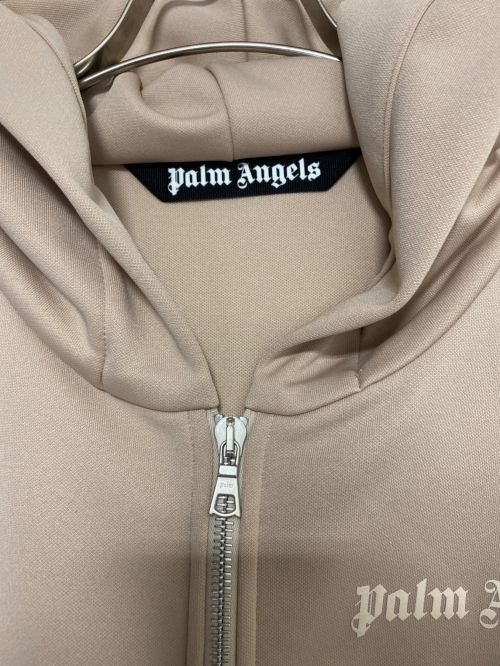 Palm Angels（パーム エンジェルス）Palm Angels (パーム エンジェルス) TWO TONE HOODY TRACK JACKET ベージュ サイズ:XLの古着・服飾アイテム