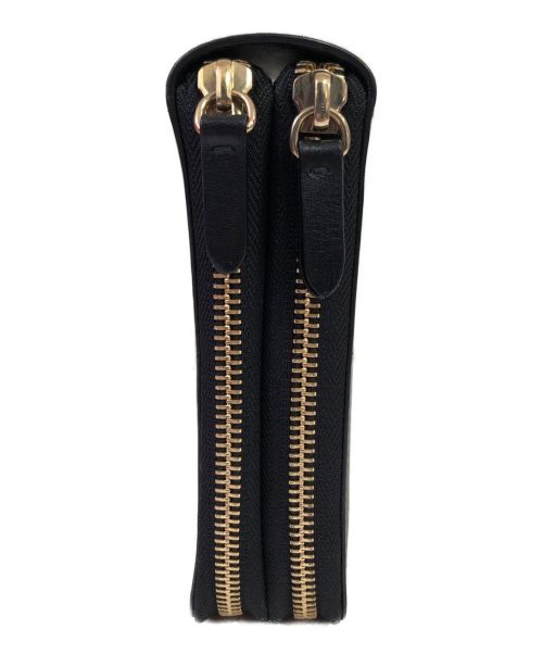 JIL SANDER（ジルサンダー）JIL SANDER (ジルサンダー) ウォレットクラッチバッグ ブラックの古着・服飾アイテム