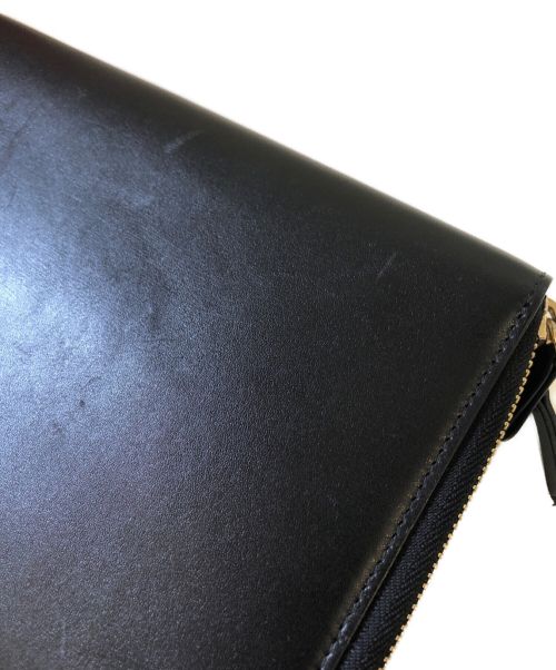JIL SANDER（ジルサンダー）JIL SANDER (ジルサンダー) ウォレットクラッチバッグ ブラックの古着・服飾アイテム