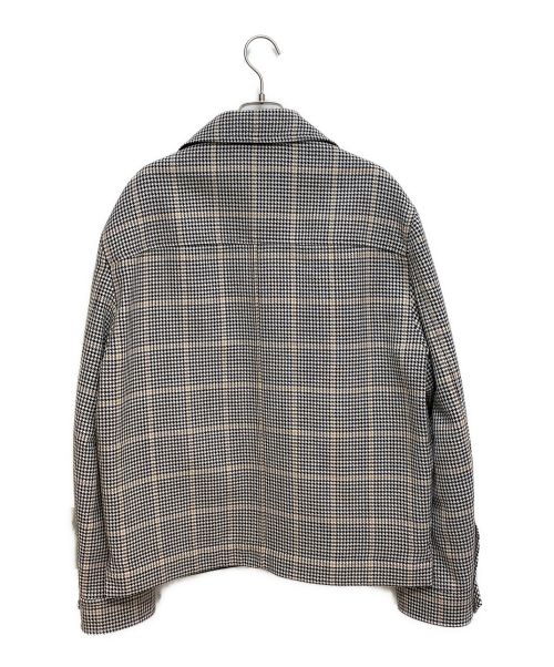 Christian Dior（クリスチャン ディオール）Christian Dior (クリスチャン ディオール) 22AW チェック ボタン ジャケット ライトグレー サイズ:48の古着・服飾アイテム