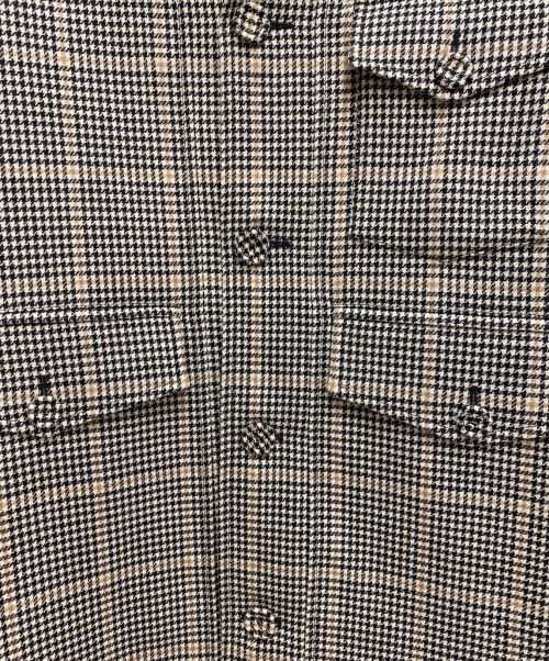 Christian Dior（クリスチャン ディオール）Christian Dior (クリスチャン ディオール) 22AW チェック ボタン ジャケット ライトグレー サイズ:48の古着・服飾アイテム