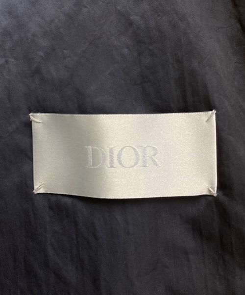 Christian Dior（クリスチャン ディオール）Christian Dior (クリスチャン ディオール) 22AW チェック ボタン ジャケット ライトグレー サイズ:48の古着・服飾アイテム