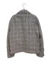 Christian Dior (クリスチャン ディオール) 22AW チェック ボタン ジャケット ライトグレー サイズ:48：128000円