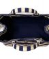 中古・古着 PRADA (プラダ) カナパ トートバッグ ブルー×ホワイト：49800円