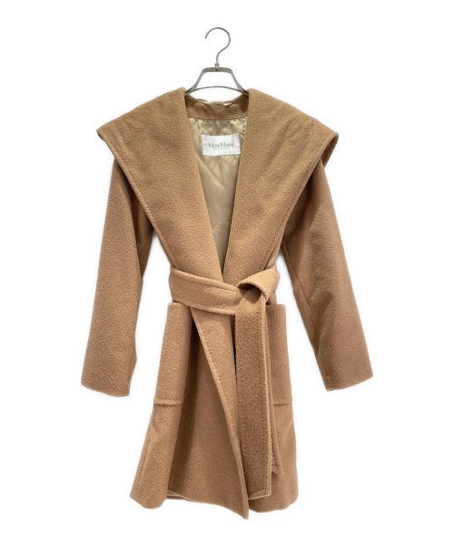 MaxMara（マックスマーラ）MaxMara (マックスマーラ) フード付きコート ブラウン サイズ:34の古着・服飾アイテム