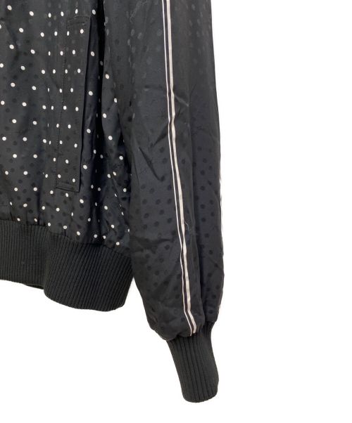 Saint Laurent Paris（サンローランパリ）Saint Laurent Paris (サンローランパリ) ドットプリントシルクボンバージャケット ブラック サイズ:52の古着・服飾アイテム