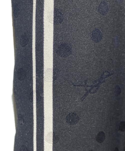 Saint Laurent Paris（サンローランパリ）Saint Laurent Paris (サンローランパリ) ドットプリントシルクボンバージャケット ブラック サイズ:52の古着・服飾アイテム