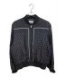 Saint Laurent Paris（サンローランパリ）の古着「ドットプリントシルクボンバージャケット」｜ブラック