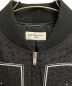 中古・古着 Saint Laurent Paris (サンローランパリ) ドットプリントシルクボンバージャケット ブラック サイズ:52：82000円