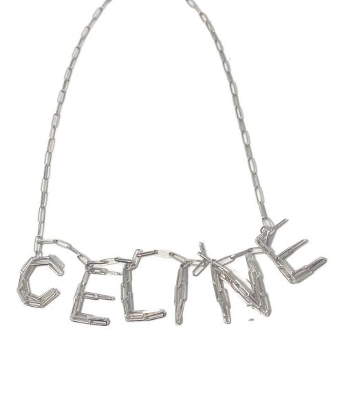 CELINE（セリーヌ）CELINE (セリーヌ) 21SS NECKLACE IN SILVER BRASS（ネックレスインシルバーブラス） シルバー サイズ:-の古着・服飾アイテム