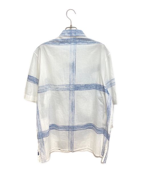 Dior（ディオール）Dior (ディオール) × JACK KEROUAC ショートスリーブプリントシャツ ホワイト サイズ:41の古着・服飾アイテム