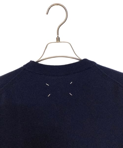 Maison Margiela（メゾンマルジェラ）Maison Margiela (メゾンマルジェラ) エコカシミアクルーネックニット ネイビー サイズ:Sの古着・服飾アイテム