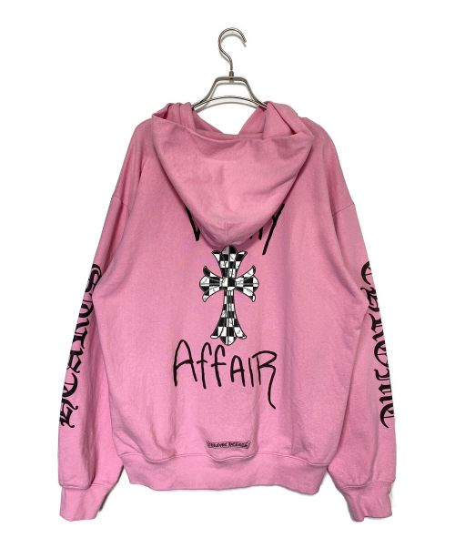 CHROME HEARTS（クロムハーツ）CHROME HEARTS (クロムハーツ) PPO VANITY AFFAIR SWTSHRT ピンク サイズ:XLの古着・服飾アイテム