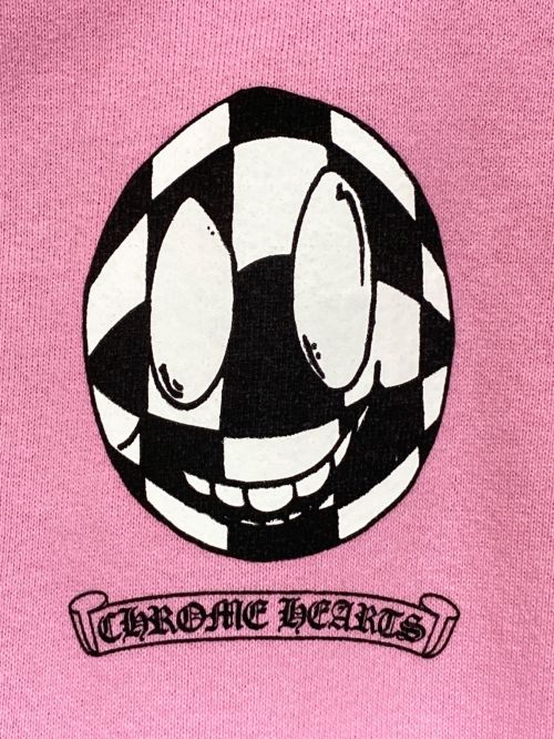 CHROME HEARTS（クロムハーツ）CHROME HEARTS (クロムハーツ) PPO VANITY AFFAIR SWTSHRT ピンク サイズ:XLの古着・服飾アイテム