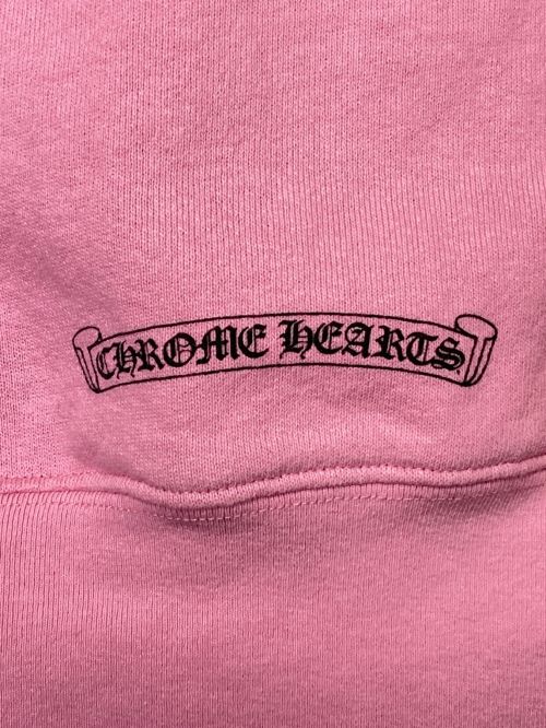 CHROME HEARTS（クロムハーツ）CHROME HEARTS (クロムハーツ) PPO VANITY AFFAIR SWTSHRT ピンク サイズ:XLの古着・服飾アイテム