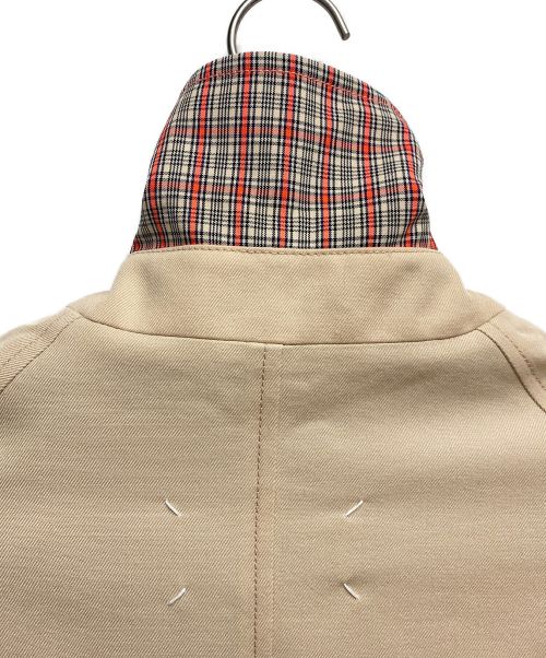 Maison Margiela（メゾンマルジェラ）Maison Margiela (メゾンマルジェラ) オーバーサイズチェックコート オレンジ サイズ:52の古着・服飾アイテム