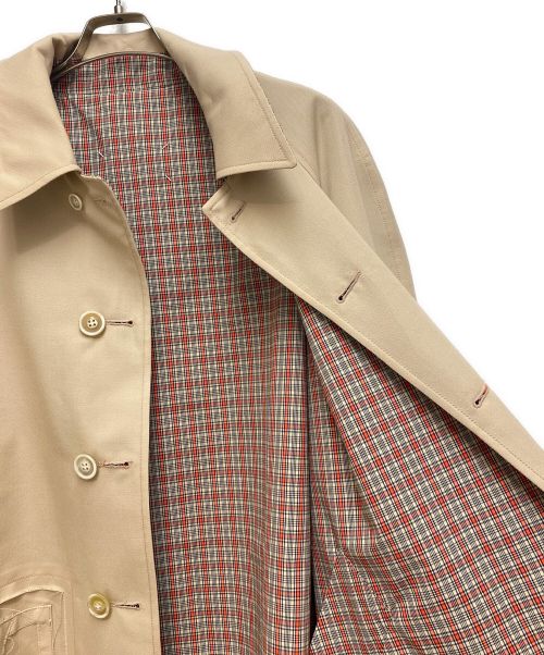 Maison Margiela（メゾンマルジェラ）Maison Margiela (メゾンマルジェラ) オーバーサイズチェックコート オレンジ サイズ:52の古着・服飾アイテム