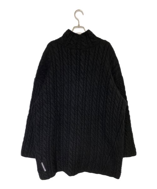 BALENCIAGA（バレンシアガ）BALENCIAGA (バレンシアガ) WOVEN SWEATER ブラック サイズ:Sの古着・服飾アイテム